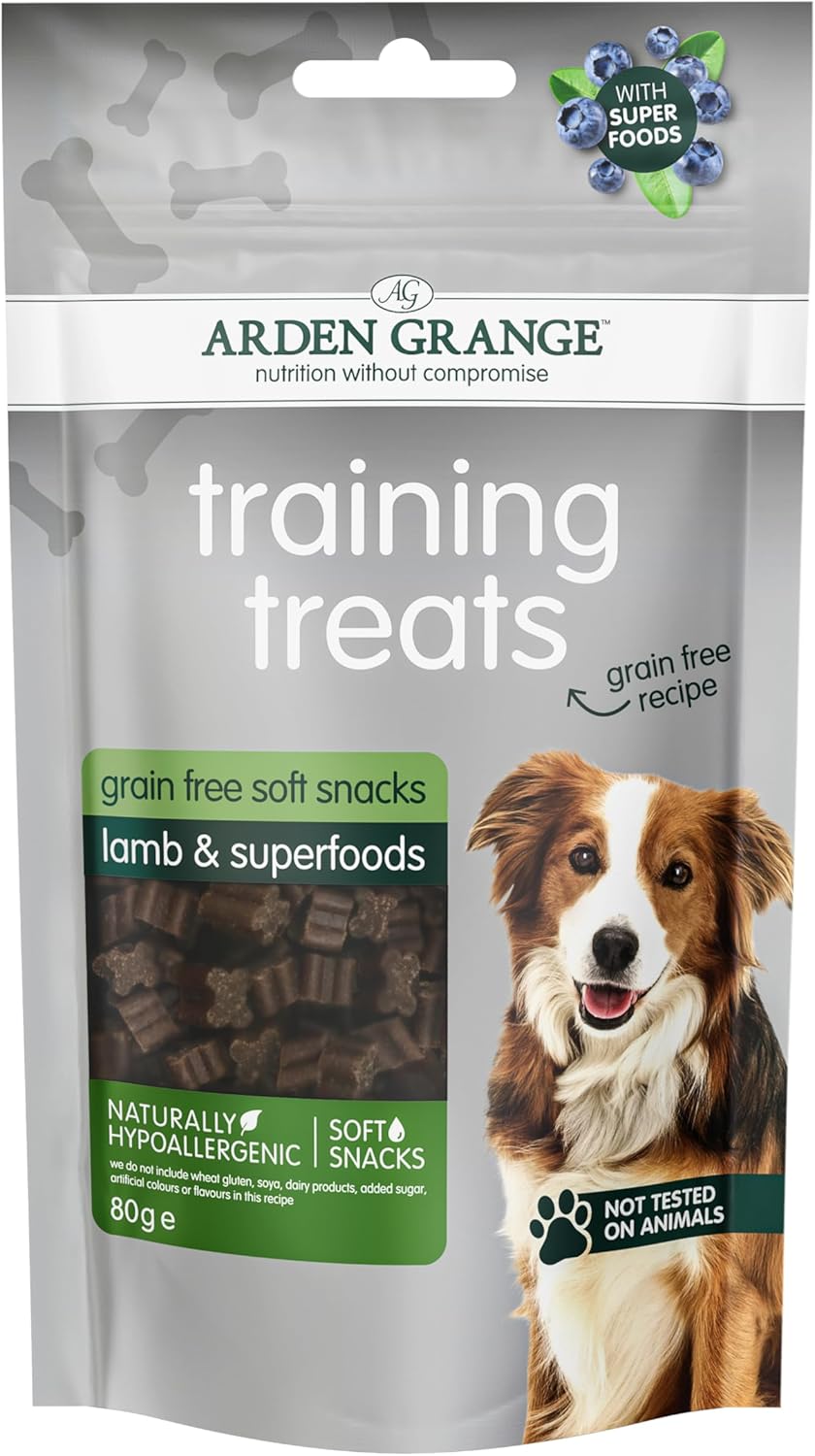 Arden Grange Training treats grain free with fresh lamb & superfoods 80g :Pet Supplies