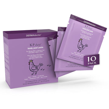 Dermadoctor Kp Duty Body Scrub Dermatologist Formulated Exfoliant For Keratosis Pilaris And Dry, Rough, Bumpy Skin With 10% Ahas + Phas, 8 Fl Oz