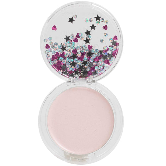Lip Smacker Sparkle & Shine Cream Powder, Pink Sparkle, 0.14 Ounce, Highlighter, Blush, Eyeshadow