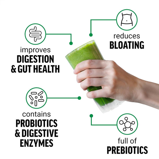 Force Factor Smarter Greens Superfoods + Digestion Powder, 3-Pack, Greens Powder With 2 Billion Probiotics, Digestive Enzymes, And Antioxidants To Detox, Cleanse, And Support Immunity, 90 Servings
