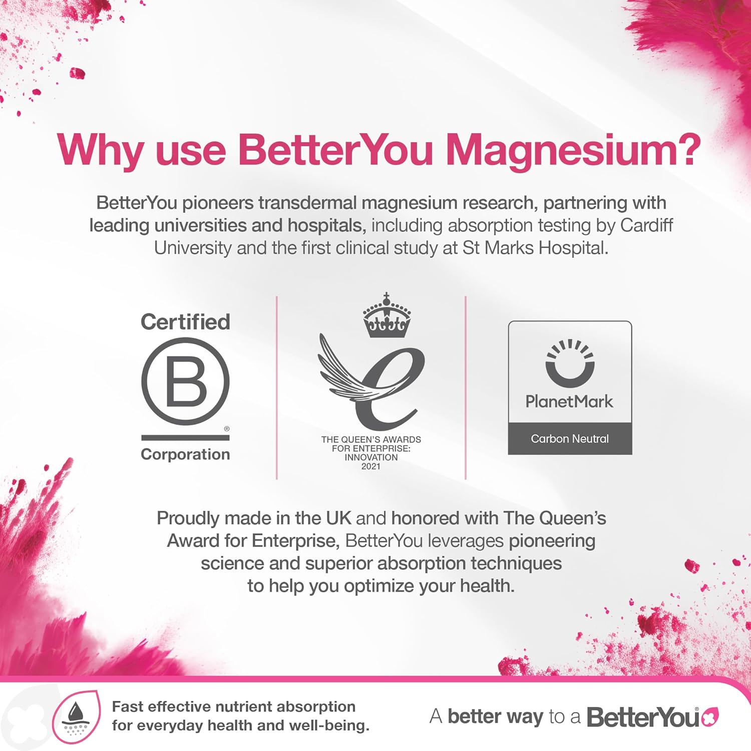 BetterYou Magnesium Body Lotion, Nourishing Blend of Natural Zechstein Transdermal Magnesium and Shea Butter to Soften and Moisturise Skin, Palm-Oil Free, 180ml : Amazon.co.uk: Beauty