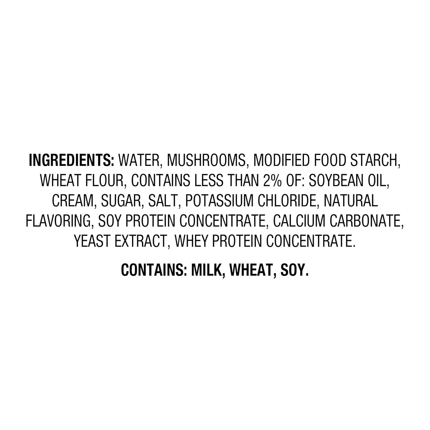 Amazon Fresh, Condensed Low Fat Cream Of Mushroom Soup, 10.5 Oz (Previously Happy Belly, Packaging May Vary)