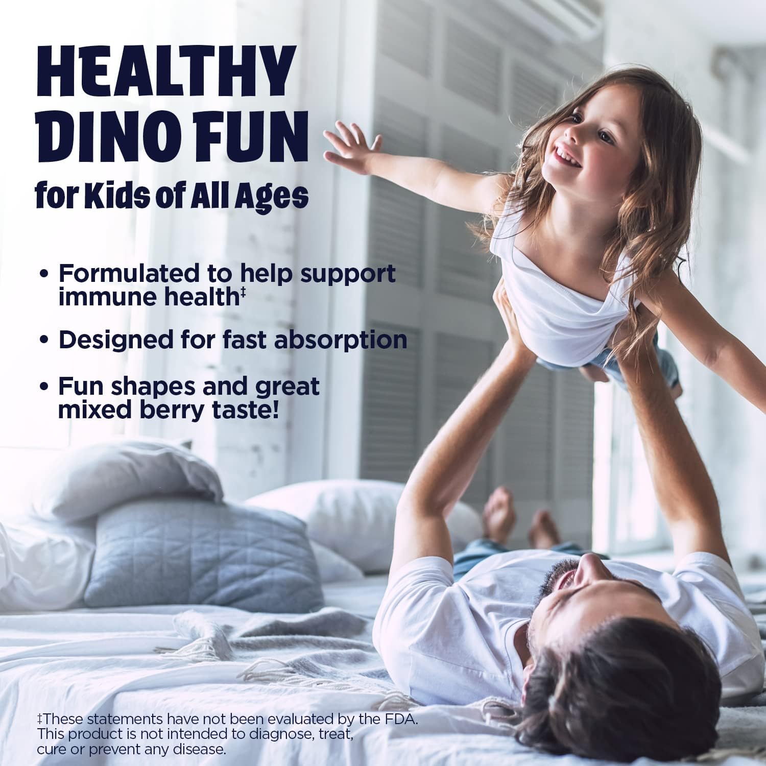 KAL Kids Zinc Elderberry Dinosaurs, Immune Support Supplement* for Chi