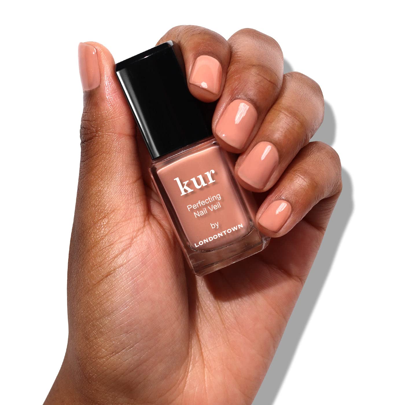 Londontown Nail Veil #5 Enhancing Nail Care Color And Formula, Muted Pumpkin Tint, 0.4 Fl. Oz