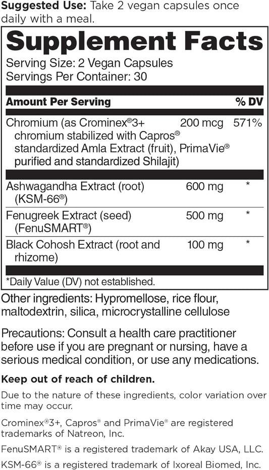 LifeBiome Rise Cool Comfort, Clinical Grade Menopause Relief, Doctor-Formulated, KSM-66 Ashwagandha, Fenugreek Extract, Black Cohosh, Tackles 20 Top Symptoms, Vegan, Soy-, Dairy-, Gluten Free