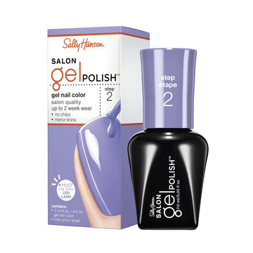 Sally Hansen Salon Gel Polish Nail Lacquer, Purplexed, 0.14 Fl Oz