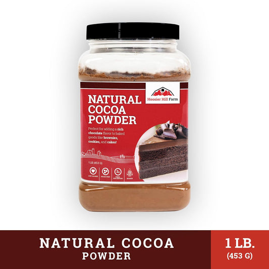 Hoosier Hill Farm Natural Cocoa Powder, 1LB (Pack of 1)