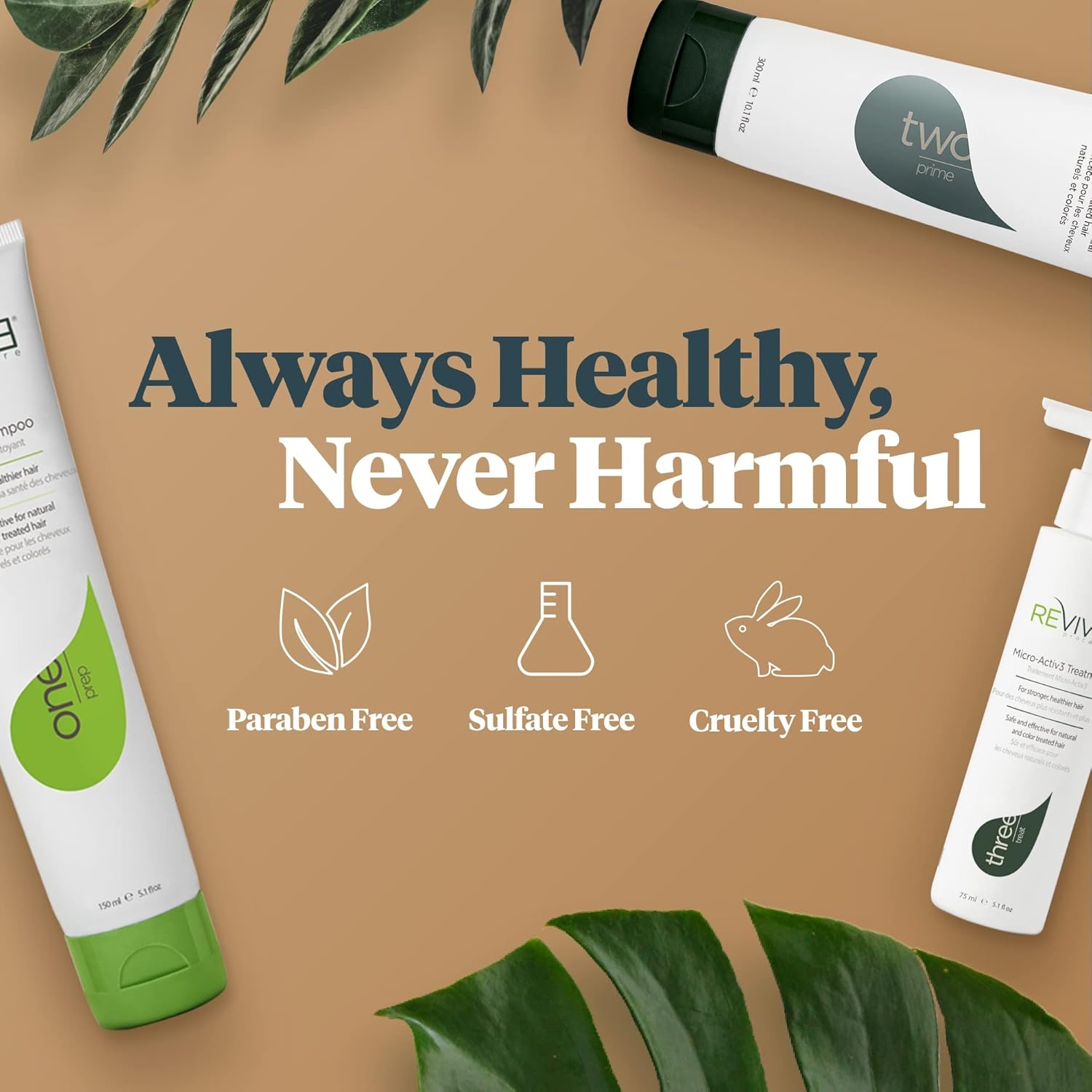 Reviv3 Procare 30 Day Trial Kit - 3-Part System For Fine And Thinning Hair - Sulfate And Paraben Free - Leave-In Hair Treatment Shampoo And Conditioner - Thinning Hair Treatment For Men And Women : Beauty & Personal Care