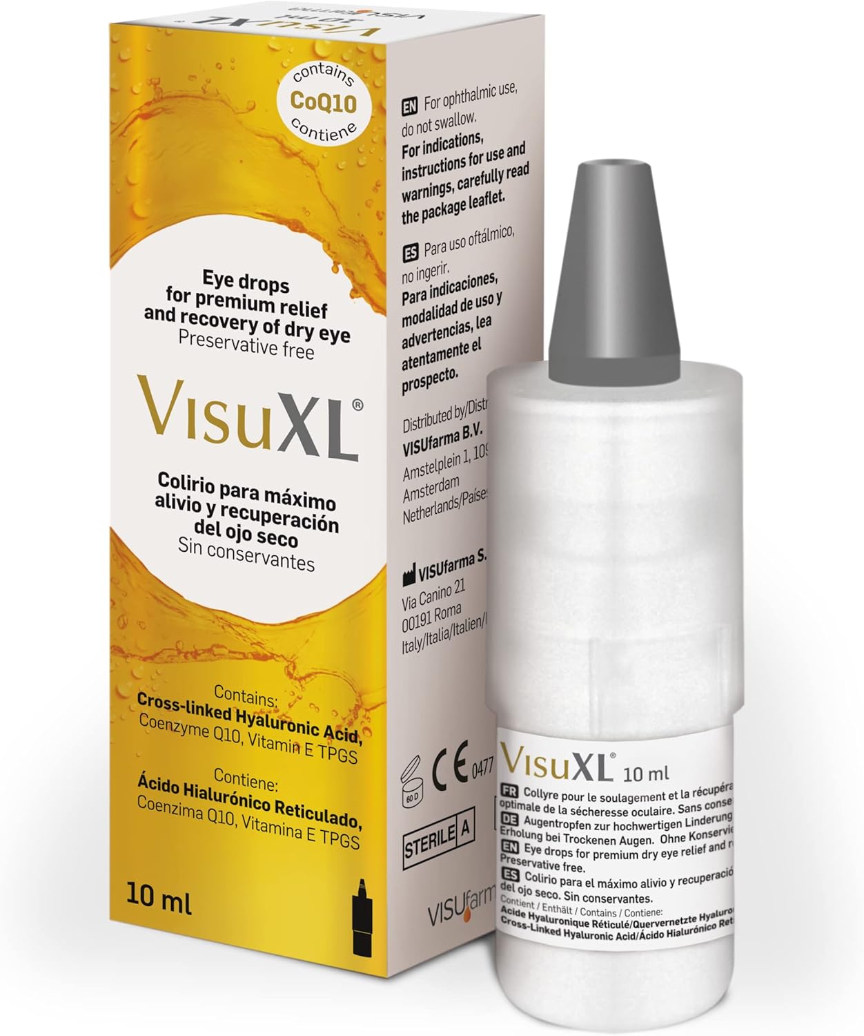 Visuxl Eye Drops 10 Millilitres X6 Pack