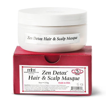 Morrocco Method Int'L Zen Detox Hair & Scalp Masque. 100% Natural Hair Conditioner For All Hair Types. Chemical Free. Raw