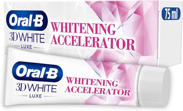 Oral-B 3D White Luxe Whitening Accelerator Toothpaste, 75 Ml, Teeth Whitening, Teeth Stain Removal & Enamel Care Treatment