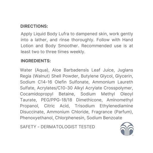 Nu Skin Liquid Body Lufra - 8.4 Fl Oz Whole Body Moisturizer for All Skin Tones, Adult Age Range