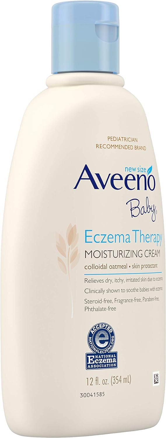 Aveeno Baby Eczema Therapy Moisturizing Cream, 12 Ounce : Baby