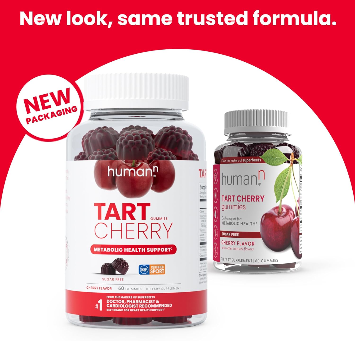 humanN Tart Cherry Gummies - Uric Acid, Immunity, Inflammation & Metabolic Health Support – NSF Certified Sport, Powerful Antioxidant & Non-GMO - from Maker of SuperBeets - 60 Sugar-Free Vegan Gummies : Health & Household