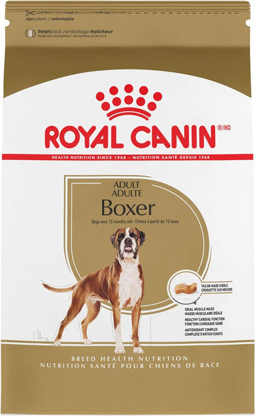 Royal Canin Boxer Adult Dry Dog Food, 30 lb bag