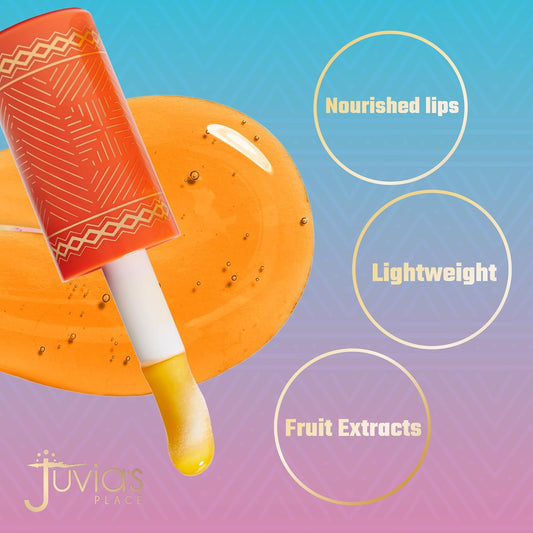 Juvia'S Place Magic Lip Oil - Honeydew - Smooth, Hydrating With Vitamin E For Soft, Glossy, Juicy Lips - Infused With Fruit Extracts - Tinted, Shimmering, Lightweight & Non-Sticky Lip Oil For Summer