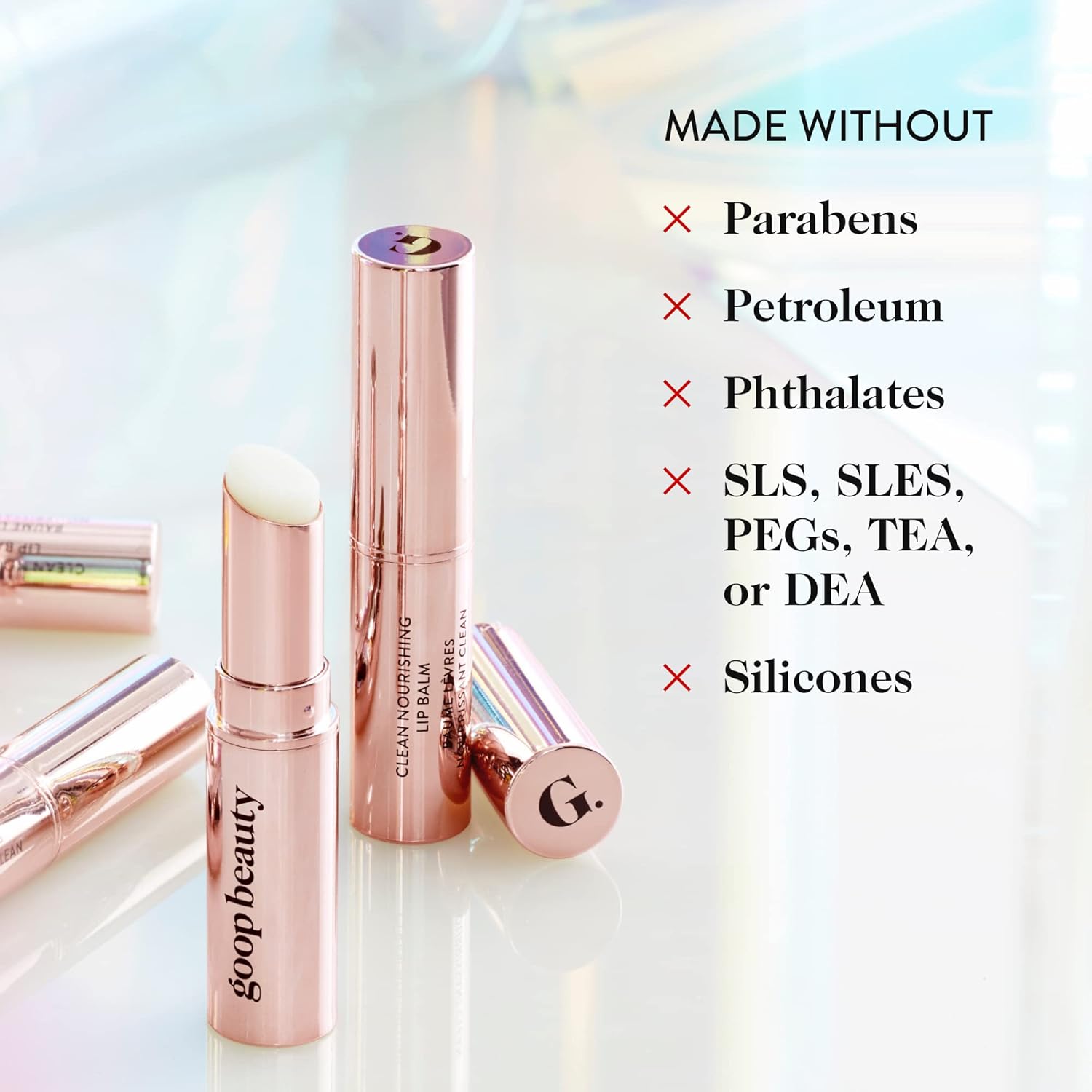 Goop Beauty Tinted Lip Balm - Moisturizing, Soothing, Hydrating Lip Balm For Chapped, Cracked & Dry Lips, Nude-Pink Color, 0.16 Oz : Beauty & Personal Care