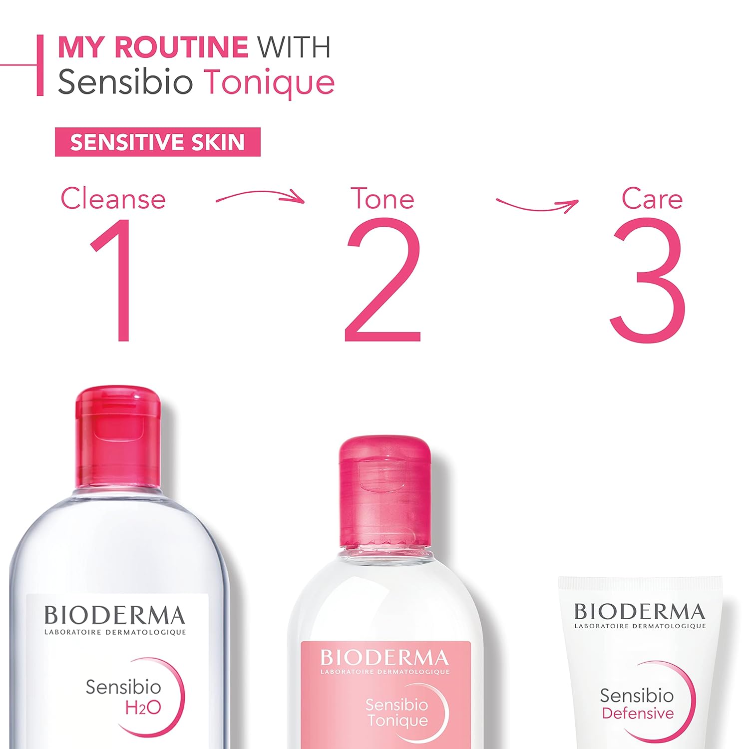 Bioderma - Sensibio Face Toner - Skin Soothing and Moisturizing - Gentle Facial Toner for Sensitive Skin : Beauty & Personal Care