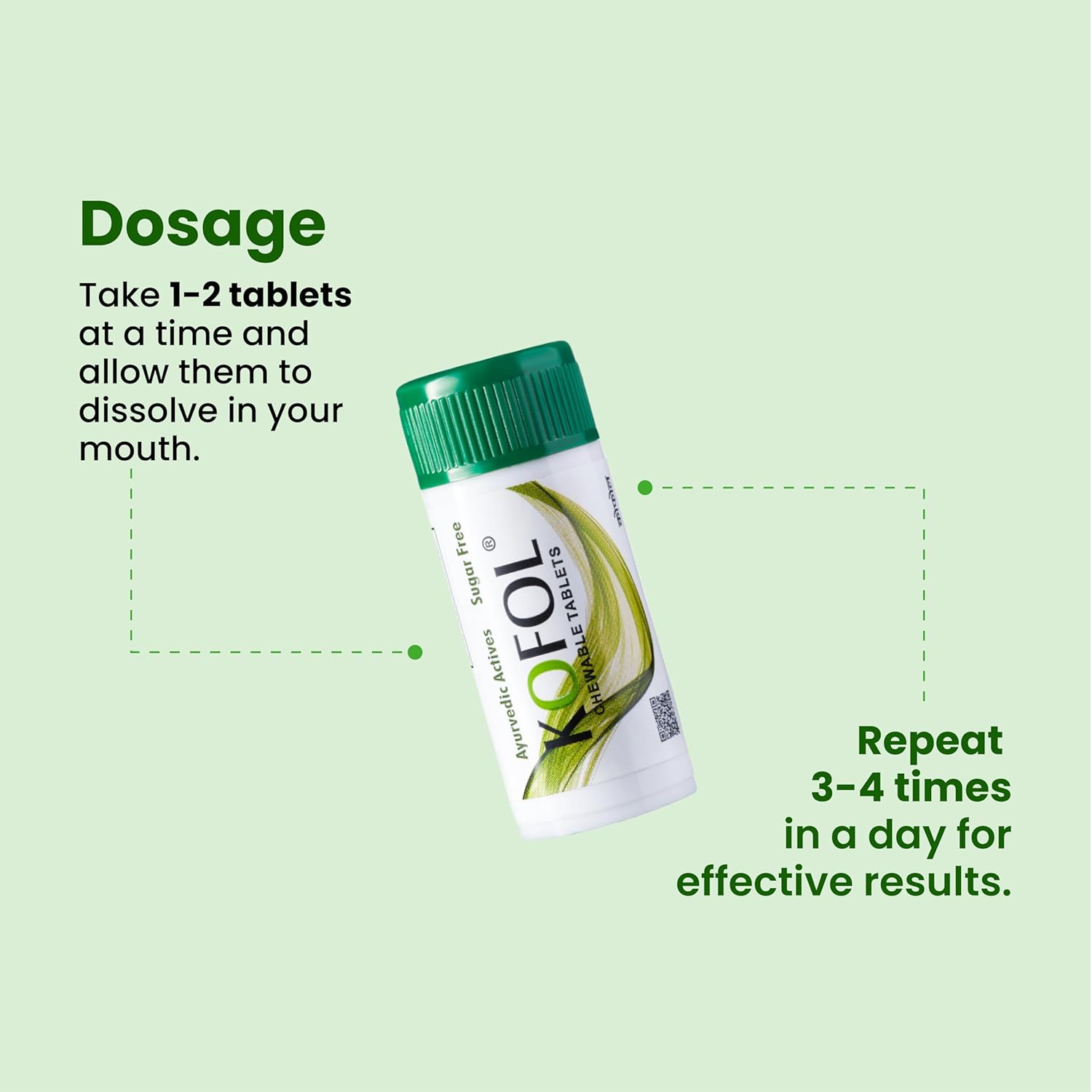 Charak Pharma Kofol Chewable Tablet For Cough, Sore Threat : Health & Household