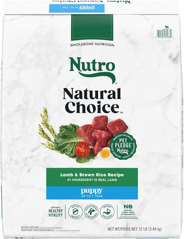 Nutro Natural Choice Puppy Dry Dog Food, Lamb & Brown Rice Recipe, 12 Lb. Bag