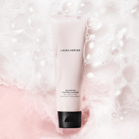 Laura Mercier Balancing Foaming Facial Cleanser, Makeup Remover, Gently Removes Dirt And Excess Oil, Enriched With Prickly Pear Extract, Maintains Skin'S Moisture, Ideal For Oily Skin