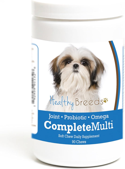 Healthy Breeds Shih Tzu All in One Multivitamin Soft Chew 90 Count : Pet Supplies