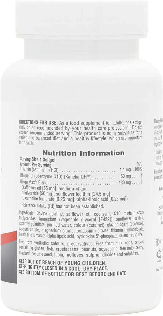 Naturesplus Beyond Coq10 50 Mg - 60 Softgels - Provides High-Strength Ubiquinol - Supports Overall Well-Being - 60 Servings