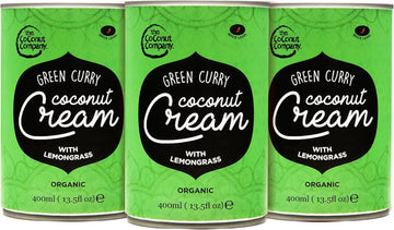 The Coconut Company Organic Coconut Curry Cream, Perfect For Pouring Over Vegetables, Noodles Or Your Favourite Dish, Sweet & Spicy, 3 Litre, Yellow Curry Cream (Pack Of 6)