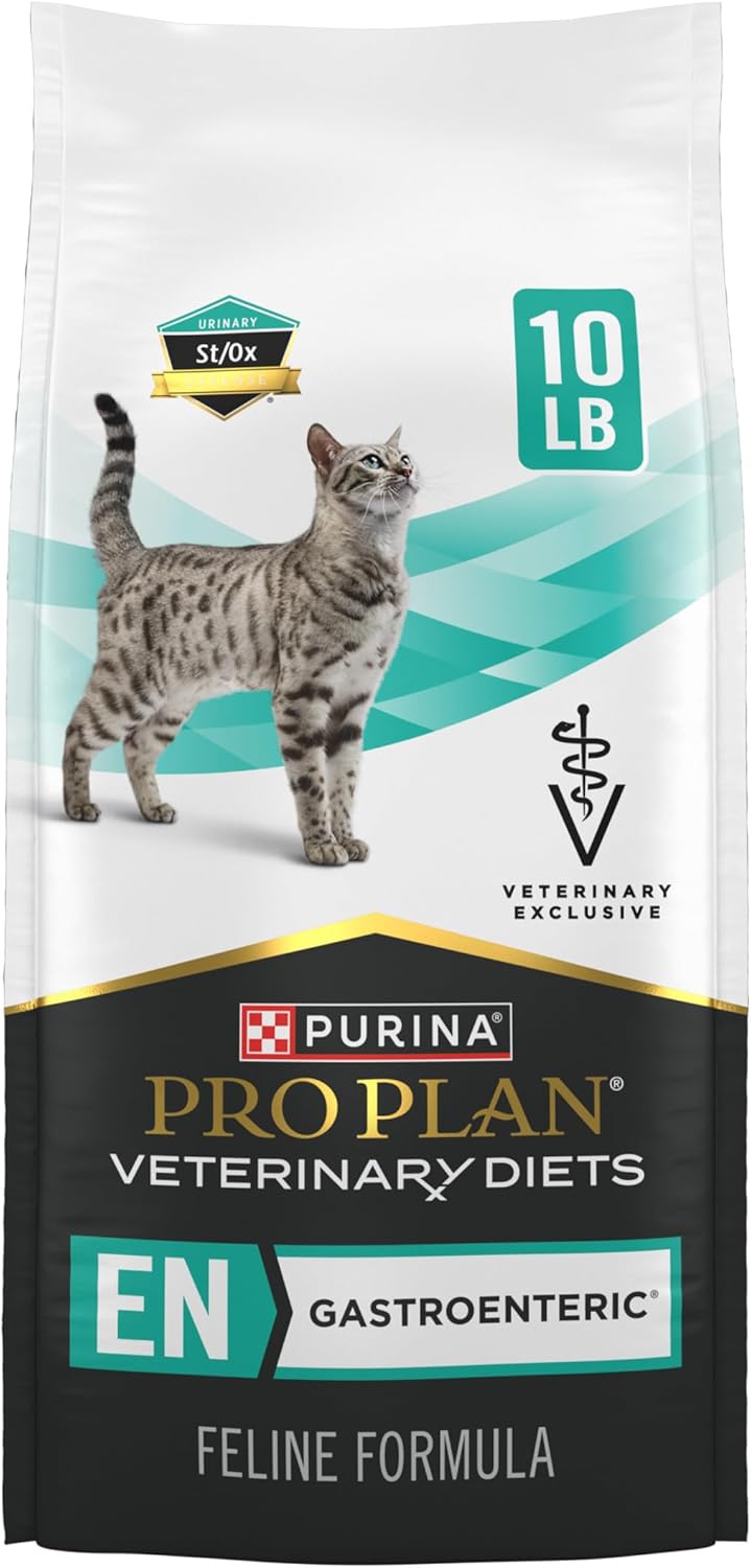 Purina En Gastroenteric Feline Formula Dry Cat Food - 10 Lb. Bag
