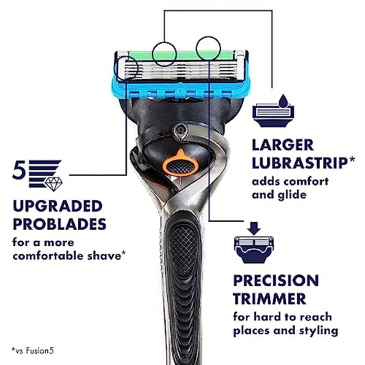 Gillette Proglide Razor Refills For Men, 8 Razor Blade Refills