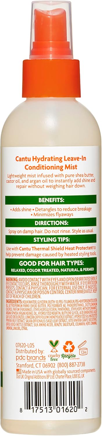 Cantu Hydrating Leave-In Conditioning Mist 237Ml