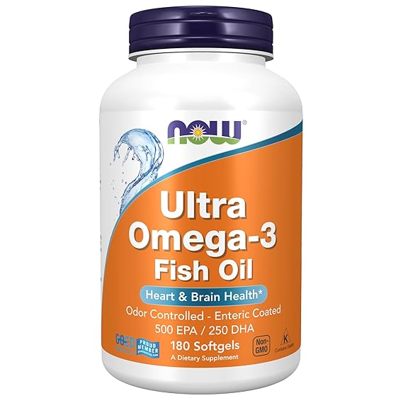 Omega-3 Support 180 Softgels By Now Foods