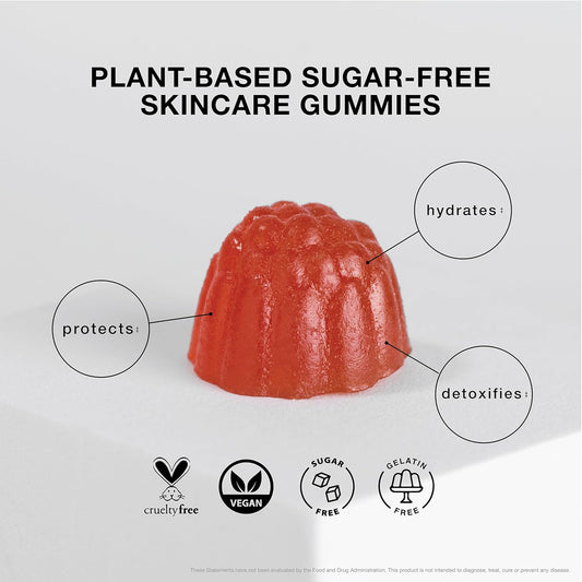 Imarais Glow Skincare Gummies, Vegan, 60 Gummies (Pack Of 1)