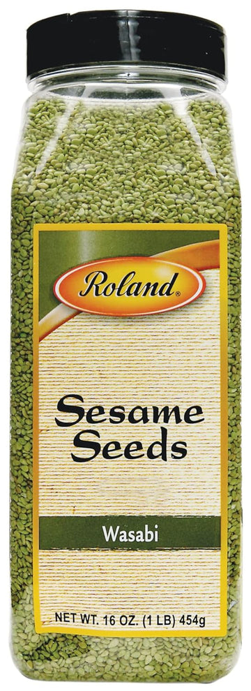 Roland Foods Wasabi Sesame Seeds, 16 Ounce Bottle, Pack of 2 : Grocery & Gourmet Food
