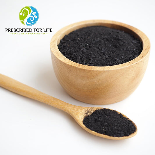 Prescribed For Life Activated Charcoal Powder | Coconut Shell Charcoal Ultra Fine Husk Food Grade Powder | Natural Coconut Charcoal | Gluten Free, Vegan, Non GMO, Kosher, No Fillers (2.5 lb)