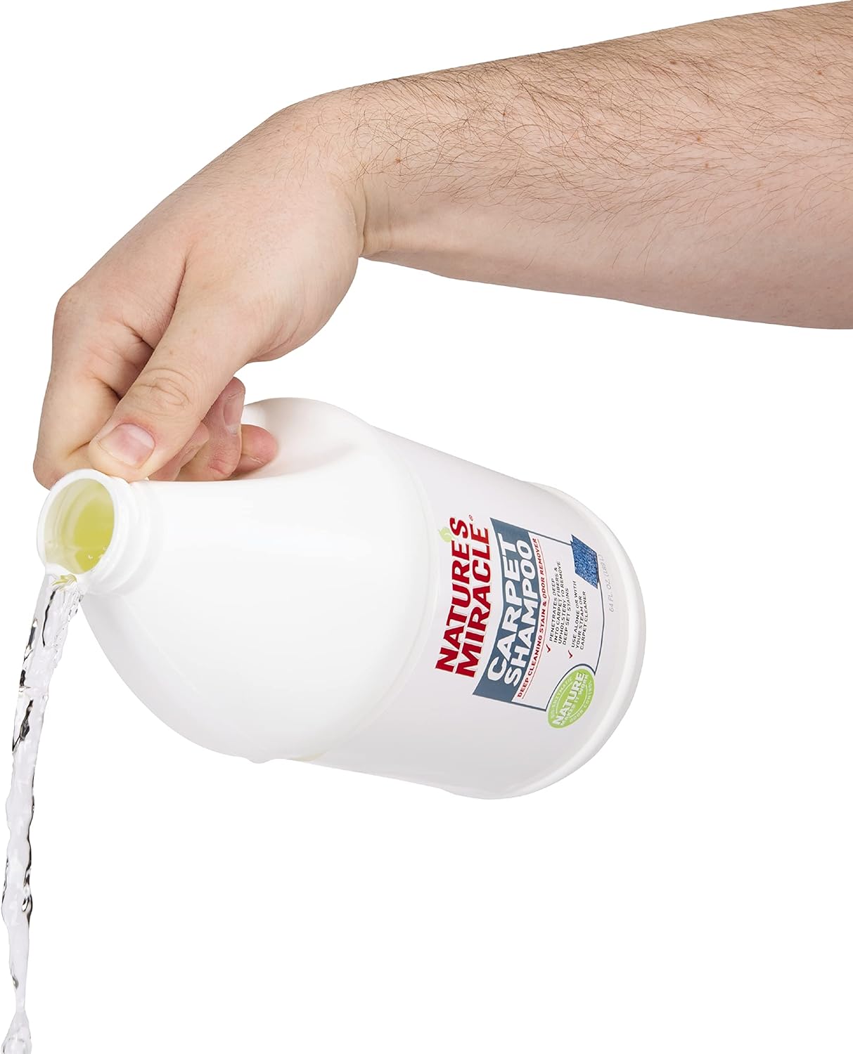 Nature's Miracle Carpet Shampoo, Deep-Cleaning Stain and Odor Remover 64 Ounce : Health & Household