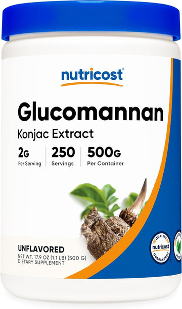 Nutricost Glucomannan Powder 500 Grams