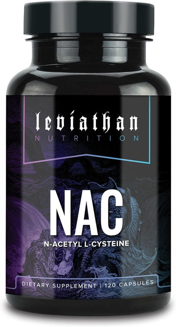 Nac Supplement N-Acetyl Cysteine For Lung, Liver, Immune Support - Potent Antioxidant Support To Boost Glutathione Levels 600Mg, 120 Capsules