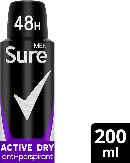 Sure Men Quantum Dry Anti-Perspirant Aerosol 200 Ml