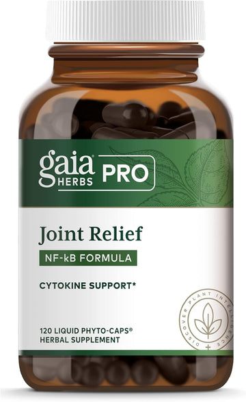 Gaia Pro Discomfort Relief Nf-Kb Formula - Support & Health Supplement - With Boswellia, Organic Devil'S Claw, Turmeric, Black Pepper, Ginger & Quercetin - 120 Vegan Liq Phyto-Capsules (60 Servings)