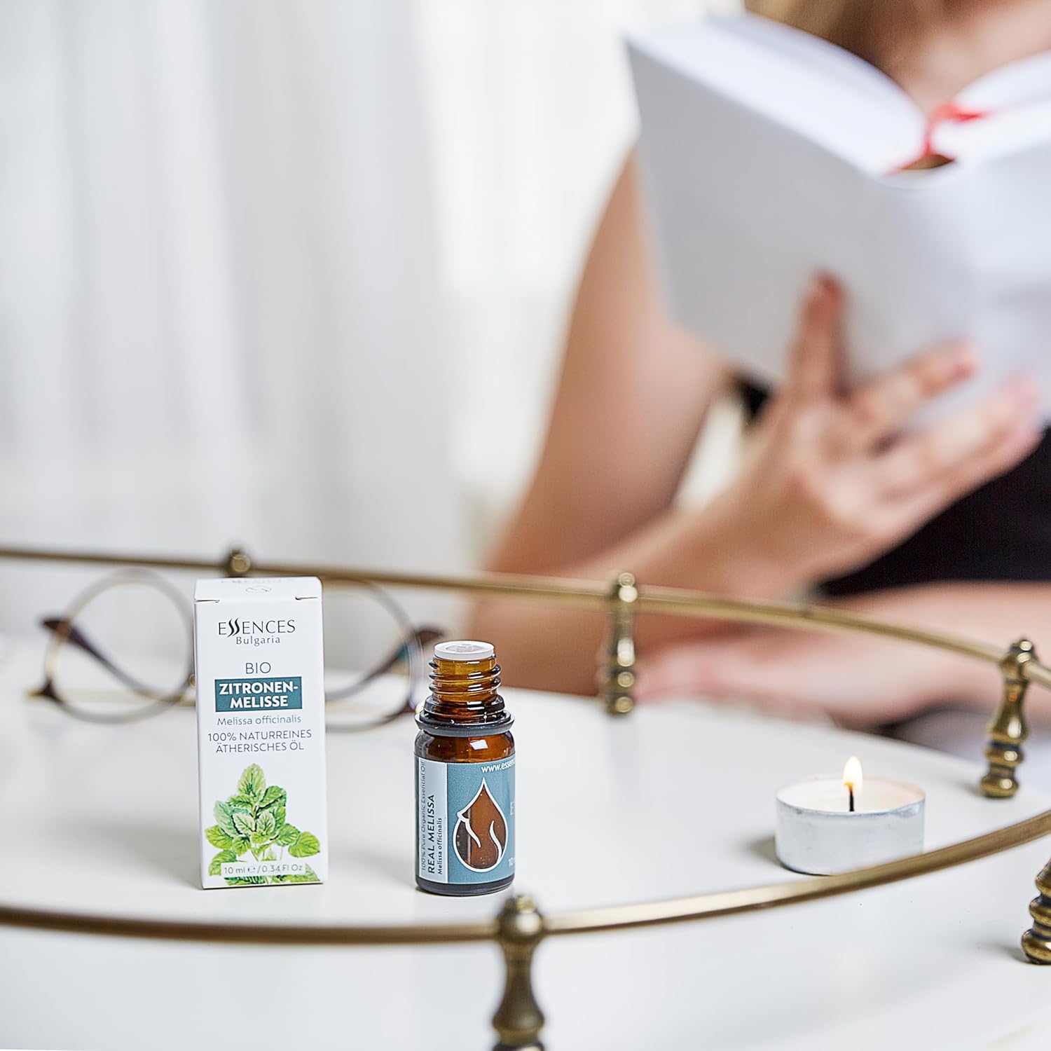 Essences Bulgaria Organic Real Melissa Essential Oil 1/3 Fl Oz | 10ml | Melissa Officinalis | 100% Pure and Natural | Undiluted | Therapeutic Grade | Family Owned Farm | Steam-Distilled | Non-GMO : Health & Household