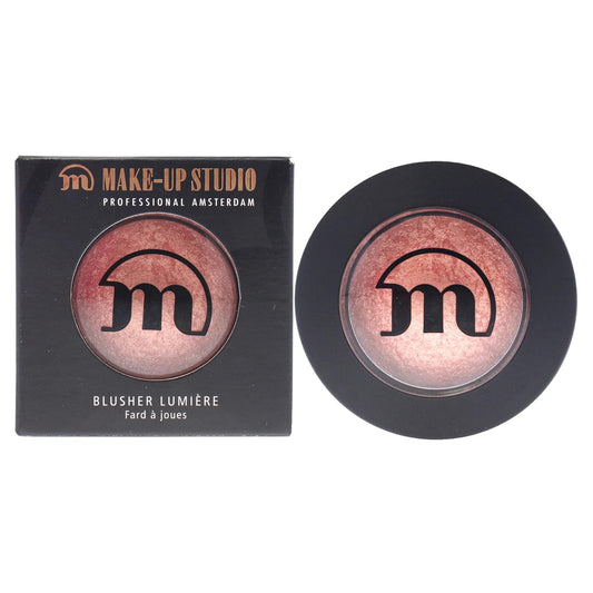 Make-Up Studio Amsterdam Professional Make-Up Face Powder Blusher Lumiere-Subtle Shine-Hard-Baked Powder With Micro Gloss Particles-Healthy Glow-Get Shiny, Rosy Cheeks-Elegant Beige-0.06 Oz Ph0612/Eb : Beauty & Personal Care