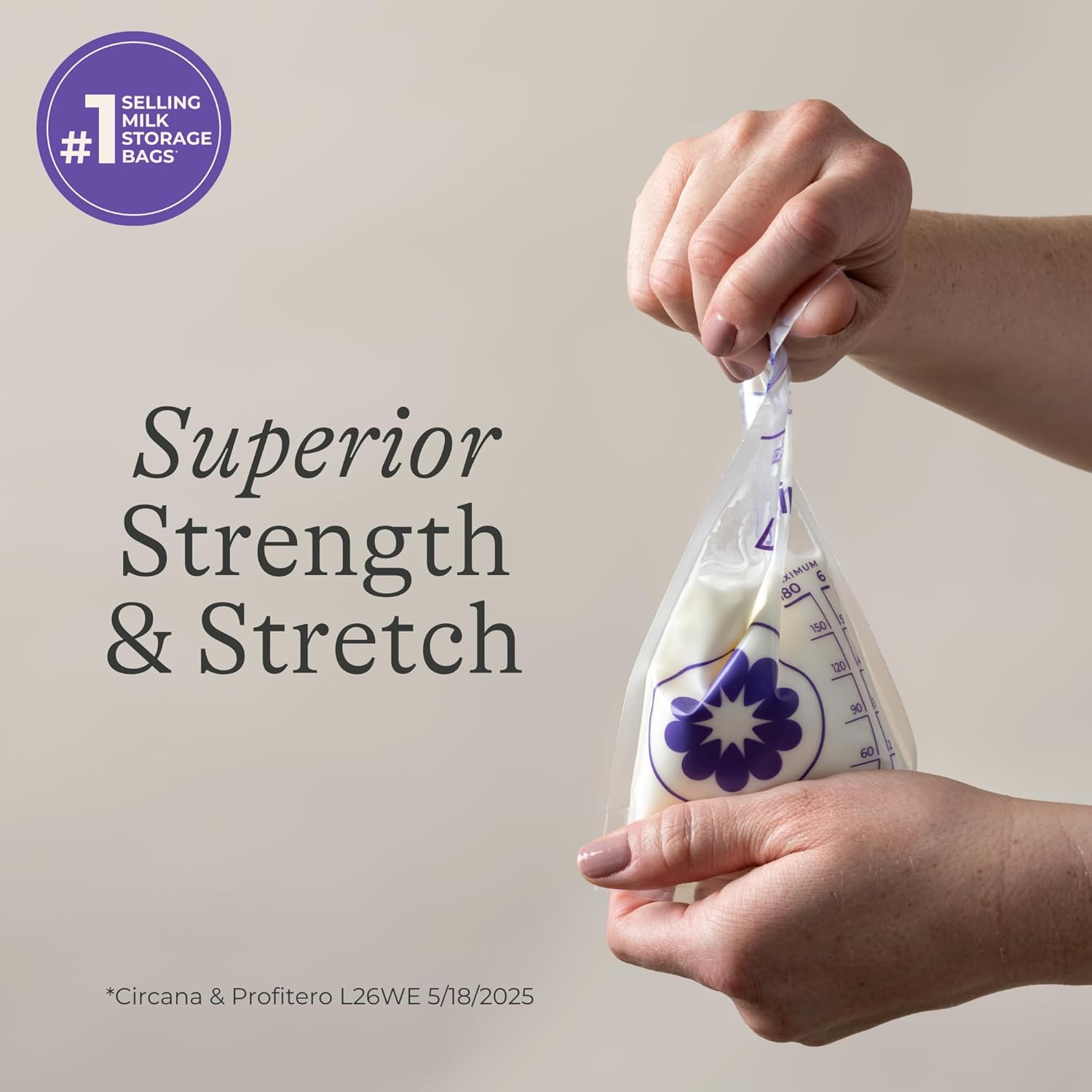 Lansinoh Breastmilk Storage Bags, 150 Count, Baby Essentials, Fast Freeze & Thaw Breast Milk Bags For Baby Bottle Feeding, Superior Strength & Stretch, 6 Ounce : Baby