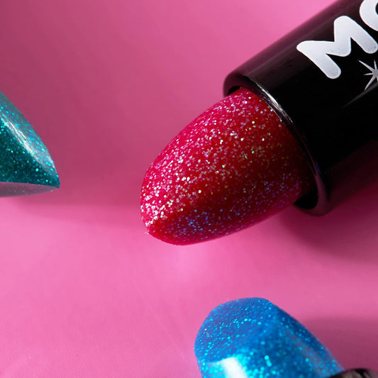 Iridescent Glitter Lipstick By Moon Glitter - 5G (Set Of 8)