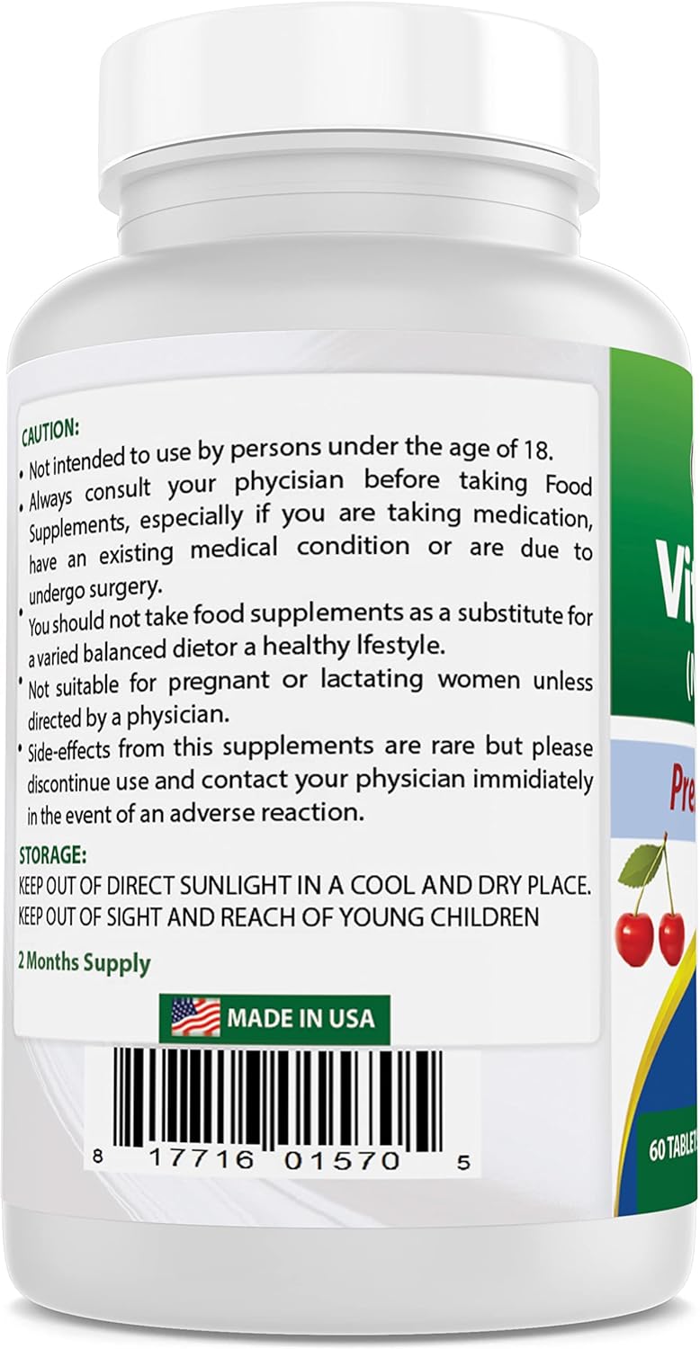 Best Naturals Vitamin B-12 as Methylcobalamin (Methyl B12), 6000 mcg Tablet, 60 Count : Health & Household