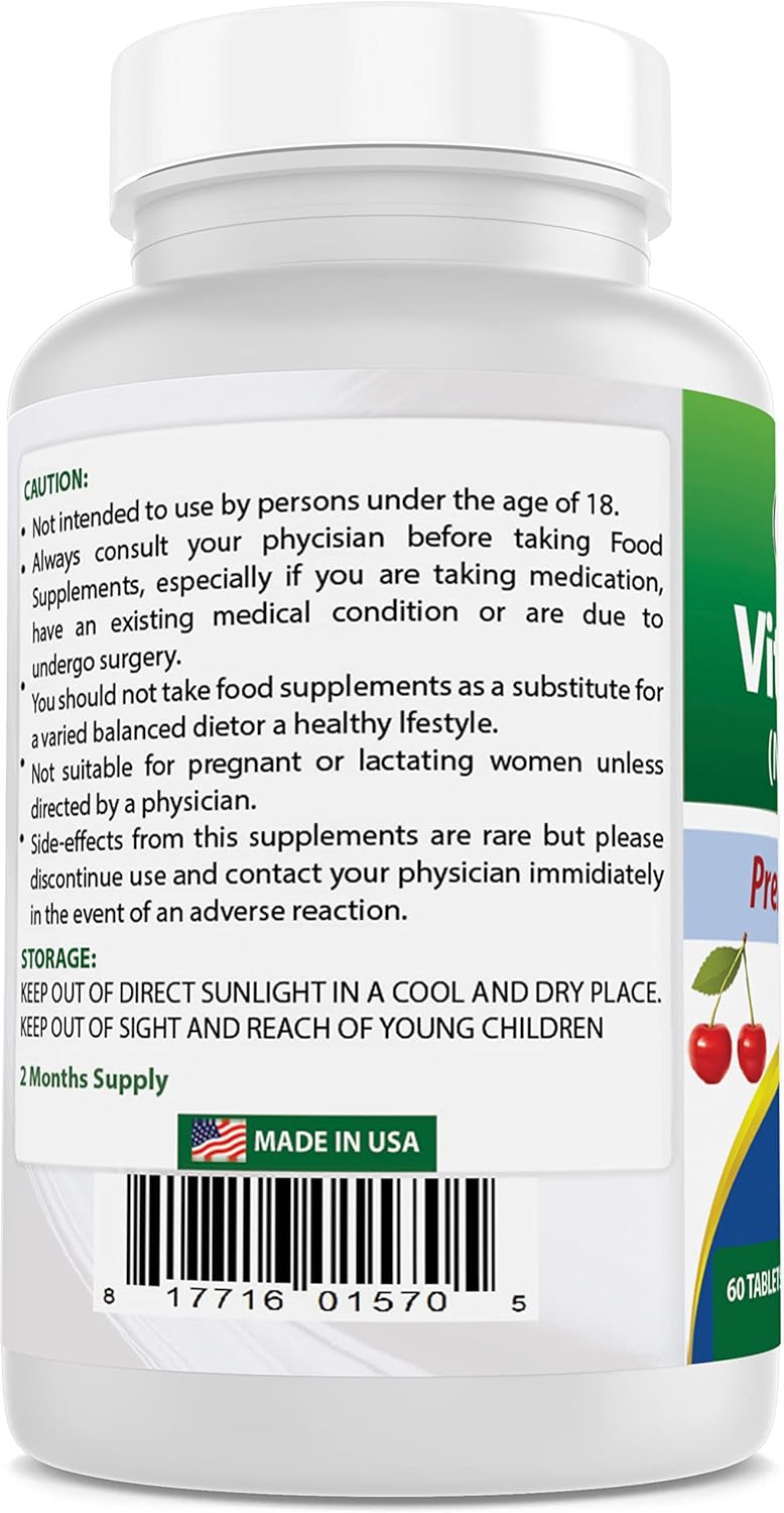 Best Naturals Vitamin B-12 As Methylcobalamin (Methyl B12), 6000 Mcg Tablet, 60 Count : Health & Household