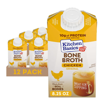 Kitchen Basics Original Chicken Bone Broth, 8.25 Oz (Pack Of 12)