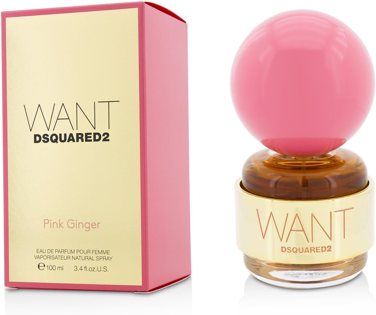 Dsquared Two Want Pink Ginger Women Edp, 100 Ml