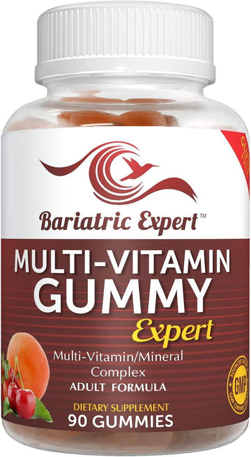 Bariatric Expert Multivitamin Gummies ? Fast-Melting Dietary Supplement for Adults Post-Gastric Sleeve and Bypass, Nutritionist Recommended, 90 Count