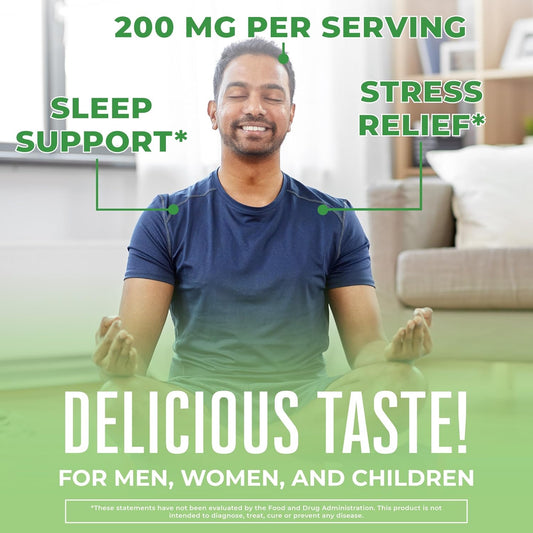 Maryruth Organics L Theanine 200Mg Liquid Drops | Mood Support For Adults & Kids | Focus Supplement | Natural Sleep Support | Relaxation | Amino Acid | Vegan | Non-Gmo | Gluten Free | 30 Servings
